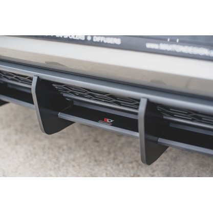 Maxton Design "Racing durability" zadní difuzor ver.1 pro Volkswagen Golf GTI Mk7, plast ABS bez povrchové úpravy