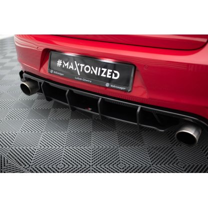 Maxton Design "Racing durability" zadní difuzor ver.2 pro Volkswagen Golf GTI Mk6, plast ABS bez povrchové úpravy