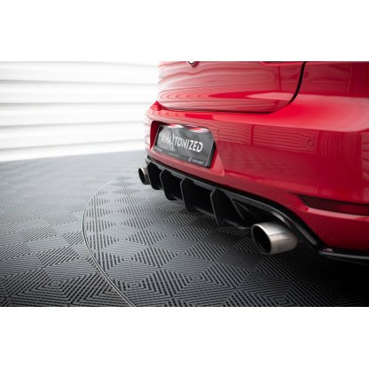 Maxton Design "Racing durability" zadní difuzor ver.2 pro Volkswagen Golf GTI Mk6, plast ABS bez povrchové úpravy