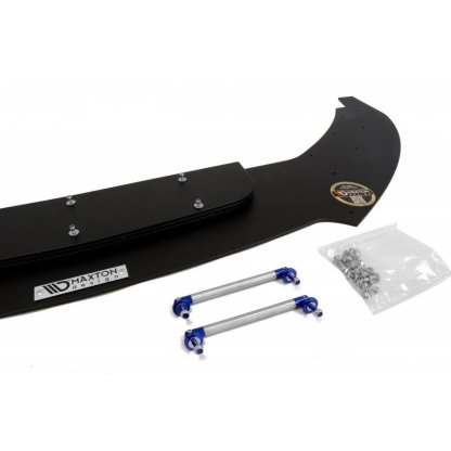 Maxton Design "Racing" spoiler pod přední nárazník pro Volkswagen Scirocco R Mk3, plast ABS bez povrchové úpravy