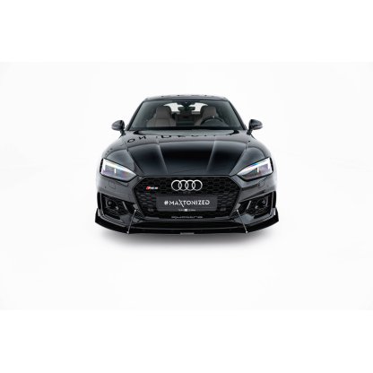 Maxton Design "Racing" spoiler pod přední nárazník ver.2 pro Audi RS5 F5, plast ABS bez povrchové úpravy