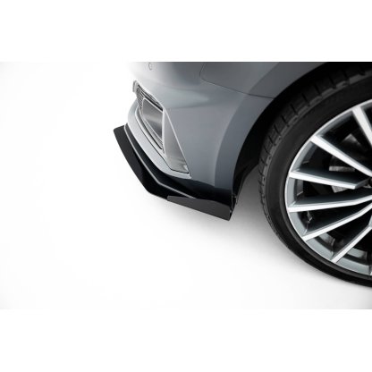 Maxton Design rohové spoilery pod přední nárazník pro Audi A5 F5 Facelift, plast ABS bez povrchové úpravy, Coupe/Sportback
