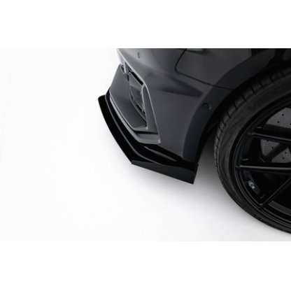 Maxton Design rohové spoilery pod přední nárazník pro Audi RS5 F5, plast ABS bez povrchové úpravy, Coupe / Sportback
