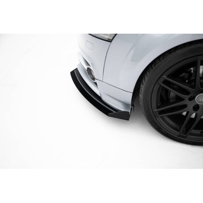 Maxton Design rohové spoilery pod přední nárazník pro Audi TT S Mk2 (8J), Mk2 (8J) Facelift, plast ABS bez povrchové úpravy