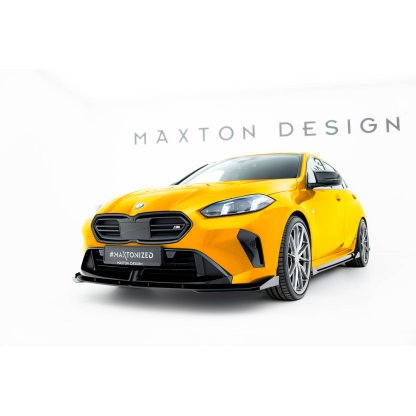 Maxton Design rohové spoilery pod přední nárazník pro BMW řada 1 F70, plast ABS bez povrchové úpravy, M-Pack