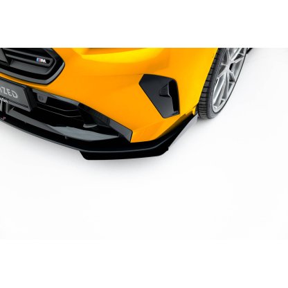 Maxton Design rohové spoilery pod přední nárazník pro BMW řada 1 F70, plast ABS bez povrchové úpravy, M-Pack