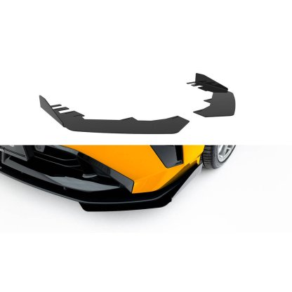 Maxton Design rohové spoilery pod přední nárazník pro BMW řada 1 F70, plast ABS bez povrchové úpravy, M-Pack