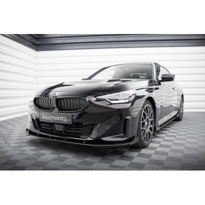 Maxton Design rohové spoilery pod přední nárazník pro BMW řada 2 G42 Standard, plast ABS bez povrchové úpravy