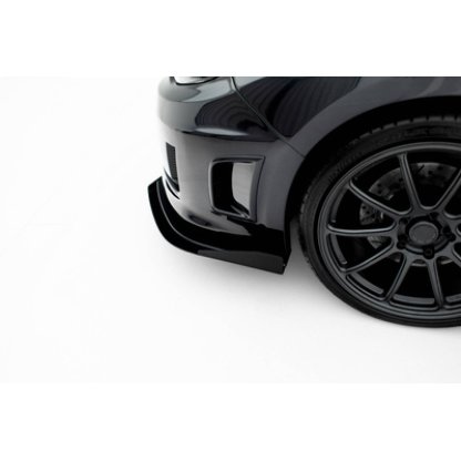 Maxton Design rohové spoilery pod přední nárazník pro Subaru Impreza WRX STi Mk3 Facelift, plast ABS bez povrchové úpravy