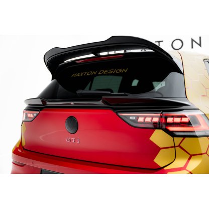 Maxton Design spodní prodloužení spoileru 3d pro Volkswagen Golf Mk8, Mk8 Facelift, černý lesklý plast ABS