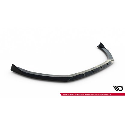 Maxton Design spoiler pod přední nárazník pro Audi A3 8V FL, černý lesklý plast ABS, Sedan