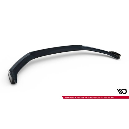 Maxton Design spoiler pod přední nárazník pro Audi A5 F5, černý lesklý plast ABS, S-Line Sportback / S-Line Coupe