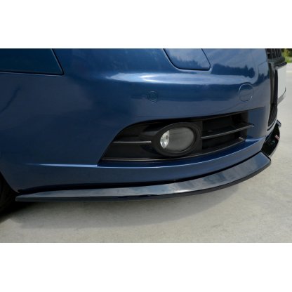 Maxton Design spoiler pod přední nárazník pro Audi A6 C6, černý lesklý plast ABS