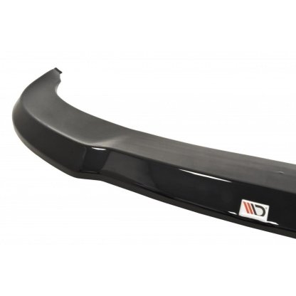 Maxton Design spoiler pod přední nárazník pro Audi A6 C6, černý lesklý plast ABS