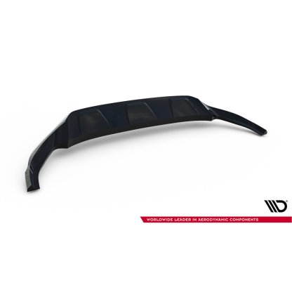 Maxton Design spoiler pod přední nárazník pro Audi Q8 Mk 1, černý lesklý plast ABS