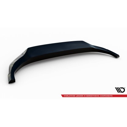 Maxton Design spoiler pod přední nárazník pro Audi Q8 Mk 1, černý lesklý plast ABS, S-Line