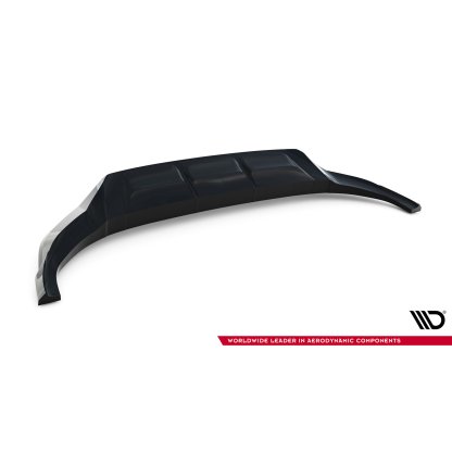 Maxton Design spoiler pod přední nárazník pro Audi Q8 Mk 1 FL, černý lesklý plast ABS