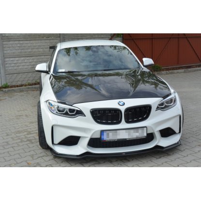 Maxton Design spoiler pod přední nárazník pro BMW M2 F87, plast ABS bez povrchové úpravy