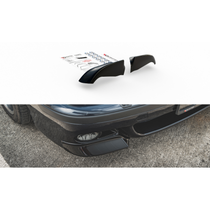 Maxton Design spoiler pod přední nárazník pro BMW M5 E39, černý lesklý plast ABS