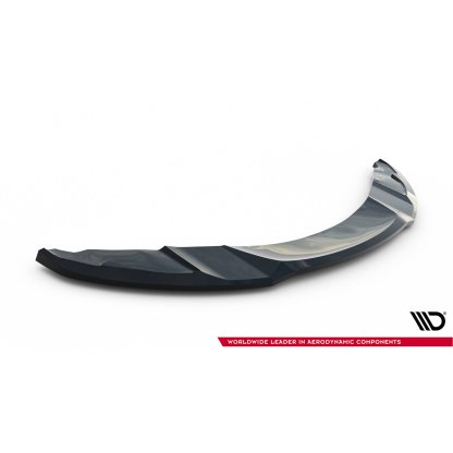 Maxton Design spoiler pod přední nárazník pro BMW řada 1 E82, černý lesklý plast ABS, M Coupe