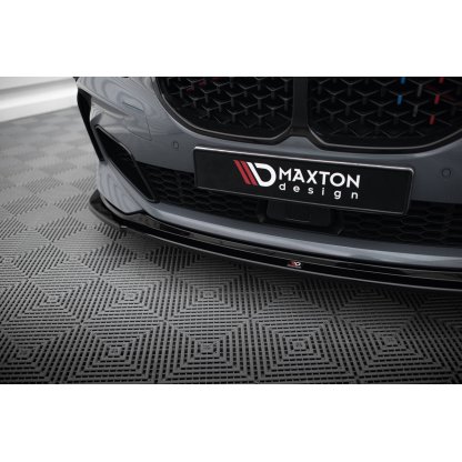 Maxton Design spoiler pod přední nárazník pro BMW řada 1 F40, černý lesklý plast ABS, M-Pack