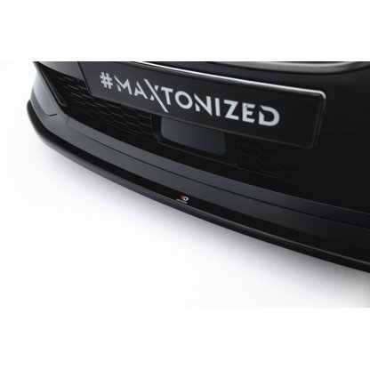 Maxton Design spoiler pod přední nárazník pro BMW řada 1 F40, černý lesklý plast ABS, M135i M-Performance