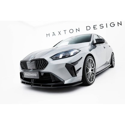 Maxton Design spoiler pod přední nárazník pro BMW řada 1 F70, černý lesklý plast ABS, M135i / M-Pack