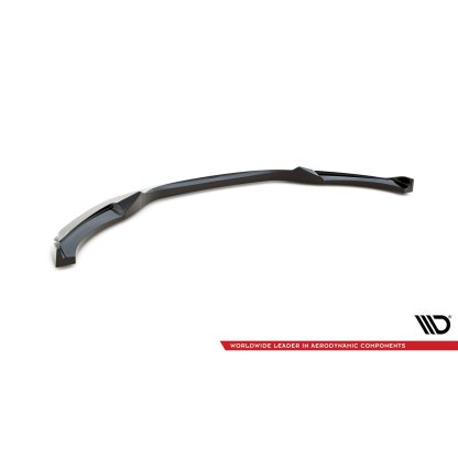 Maxton Design spoiler pod přední nárazník pro BMW řada 2 F22, černý lesklý plast ABS, M-pack