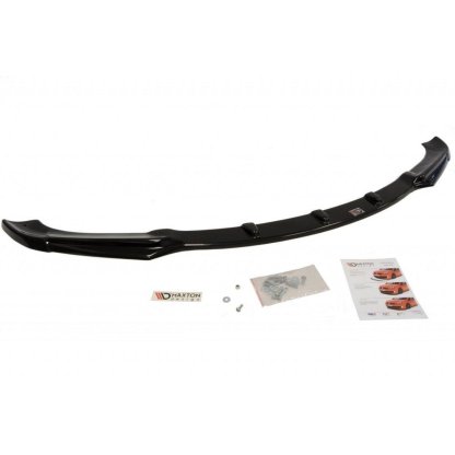 Maxton Design spoiler pod přední nárazník pro BMW řada 3 E46, černý lesklý plast ABS, Sedan, facelift