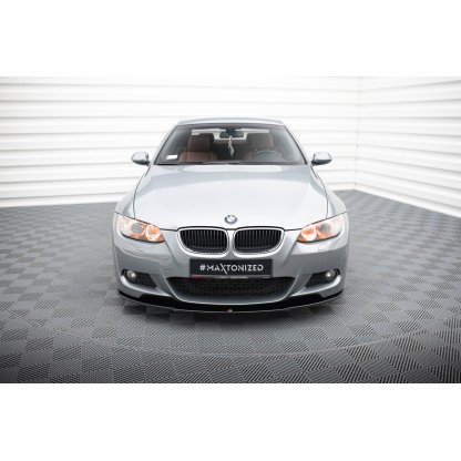 Maxton Design spoiler pod přední nárazník pro BMW řada 3 E92, černý lesklý plast ABS