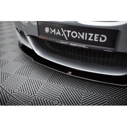 Maxton Design spoiler pod přední nárazník pro BMW řada 3 E92, černý lesklý plast ABS