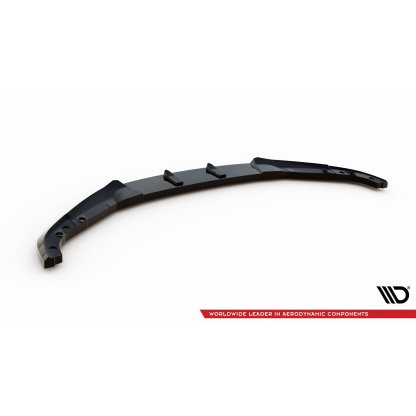 Maxton Design spoiler pod přední nárazník pro BMW řada 4 G22, G22 Facelift, G23, G23 Facelift, černý lesklý plast ABS, Coupe / Cabrio