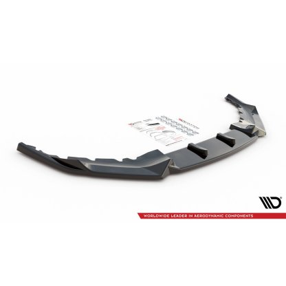 Maxton Design spoiler pod přední nárazník pro BMW řada 5 G30 FL, černý lesklý plast ABS, M-pack