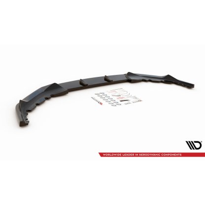 Maxton Design spoiler pod přední nárazník pro BMW řada 5 G30 FL, černý lesklý plast ABS, M-pack