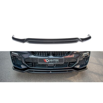 Maxton Design spoiler pod přední nárazník pro BMW X5 G05, černý lesklý plast ABS, M-pack