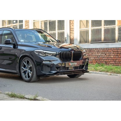 Maxton Design spoiler pod přední nárazník pro BMW X5 G05, černý lesklý plast ABS, M-pack