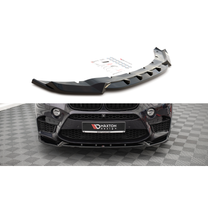Maxton Design spoiler pod přední nárazník pro BMW X5M F15, carbon-Look