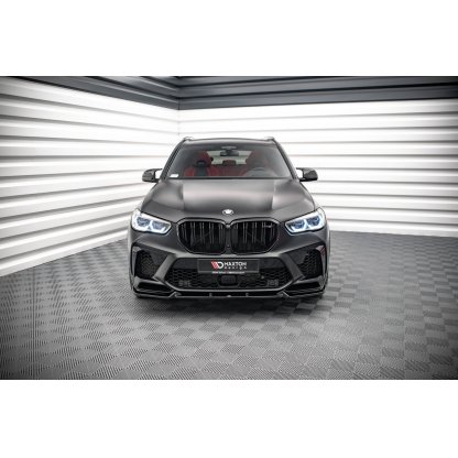 Maxton Design spoiler pod přední nárazník pro BMW X5M G05, carbon-Look