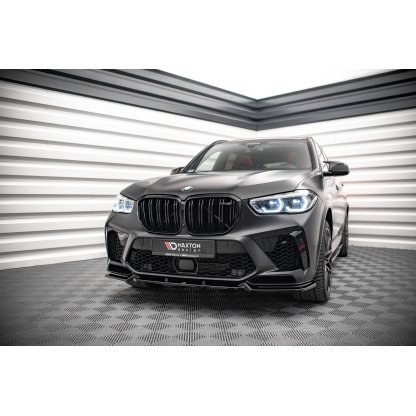 Maxton Design spoiler pod přední nárazník pro BMW X5M G05, carbon-Look