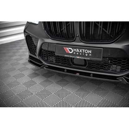 Maxton Design spoiler pod přední nárazník pro BMW X5M G05, carbon-Look