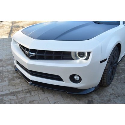 Maxton Design spoiler pod přední nárazník pro Chevrolet Camaro 5/US, černý lesklý plast ABS