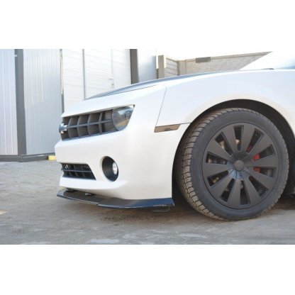 Maxton Design spoiler pod přední nárazník pro Chevrolet Camaro 5/US, černý lesklý plast ABS