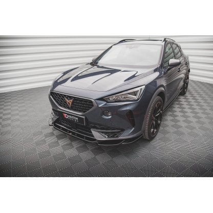 Maxton Design spoiler pod přední nárazník pro Cupra Formentor, černý lesklý plast ABS