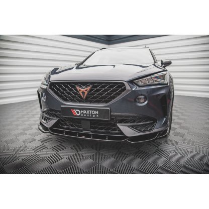 Maxton Design spoiler pod přední nárazník pro Cupra Formentor, černý lesklý plast ABS