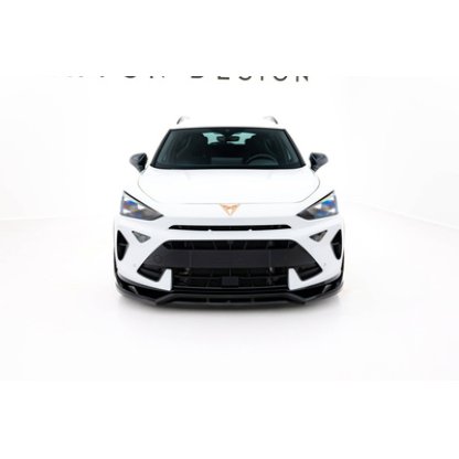 Maxton Design spoiler pod přední nárazník pro Cupra Formentor Mk1 Facelift, černý lesklý plast ABS
