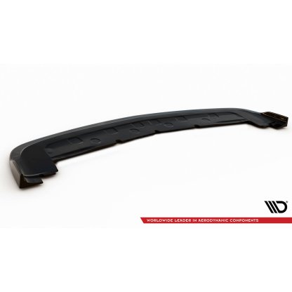 Maxton Design spoiler pod přední nárazník pro Dodge Challenger MK3 SRT Hellcat Widebody, černý lesklý plast ABS