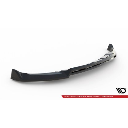 Maxton Design spoiler pod přední nárazník pro Ford Explorer XLT Mk6, černý lesklý plast ABS
