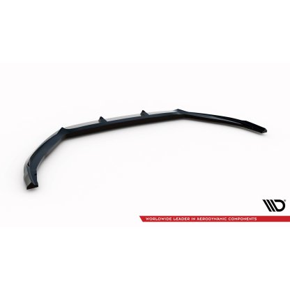Maxton Design spoiler pod přední nárazník pro Ford Focus Mk4, černý lesklý plast ABS, Vignale, Estate/Hatchback