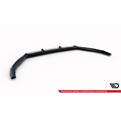 Maxton Design spoiler pod přední nárazník pro Ford Focus Mk4, černý lesklý plast ABS, Vignale, Estate/Hatchback