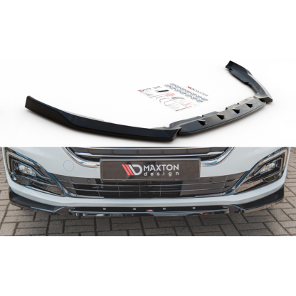 Maxton Design spoiler pod přední nárazník pro Ford Mondeo Mk5, černý lesklý plast ABS, Facelift